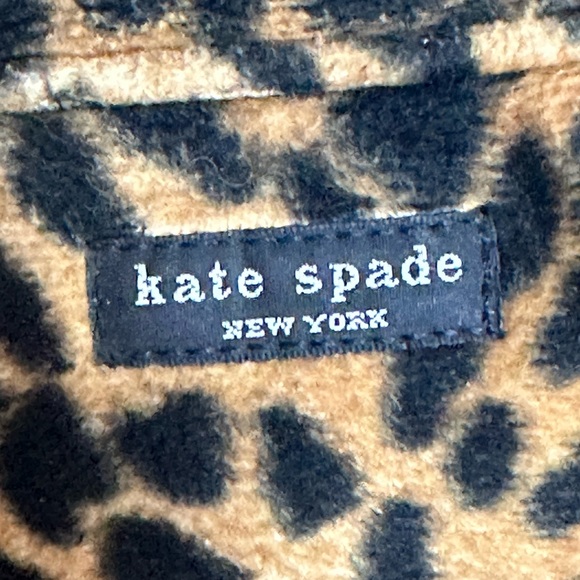 Vintage Kate Spade Faux Fur Leopard Print Mini Handbag - Picture 8 of 16